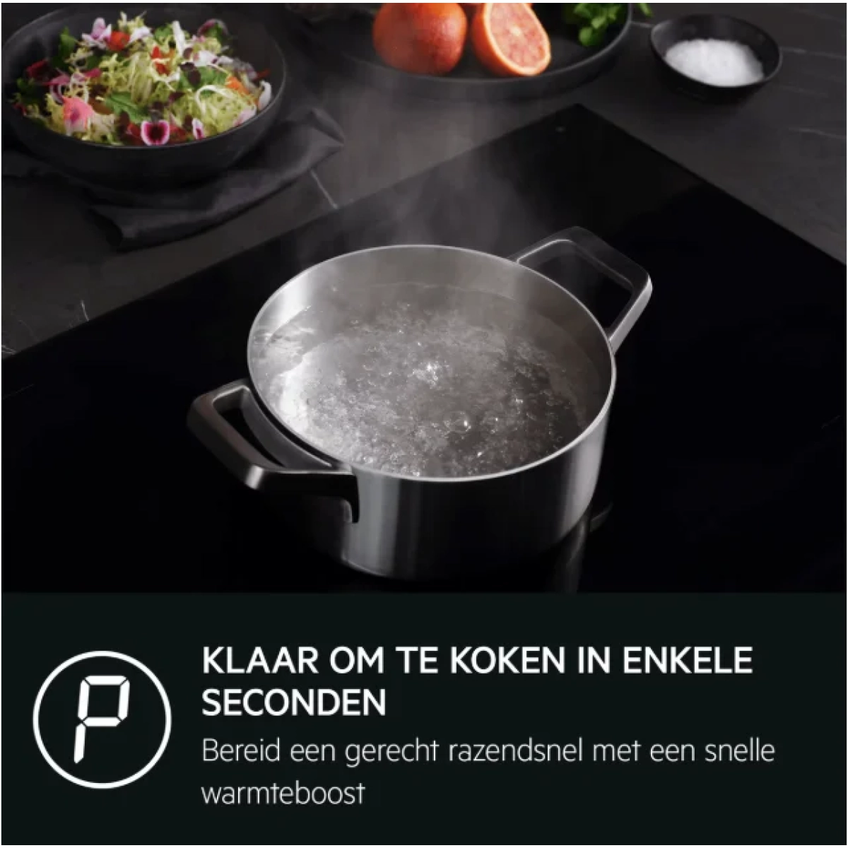 aeg to84ia0fib 5000 series inductiekookplaat 80cm - hob2hood - zonder kader - timer - afbeelding 5