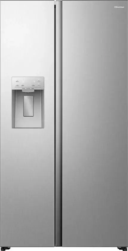 Hisense RS5P528STIE amerikaanse koelkast Vrijstaand 528 l Grijs, Roestvrijstaal