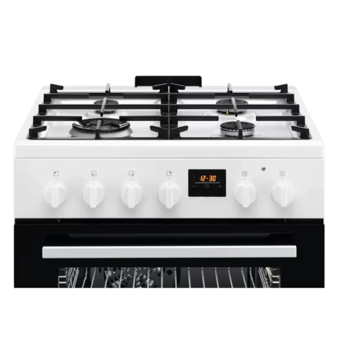 aeg ckb64413bw elektrische fornuis met gaskookplaat - 57l oven - afbeelding 2